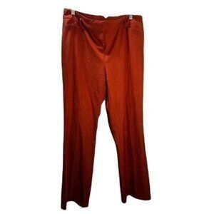 Amanda + Chelsea Loose‎ Fit Linen-Blend Trousers Size 14